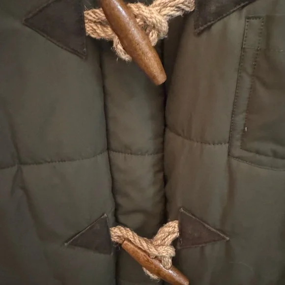 Olive Legendary Whitetails Women's Quilted Toggle Puffer Vest - Picture 4 of 8